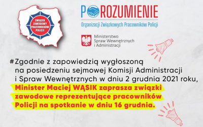 MINISTER WYZNACZA TERMIN SPOTKANIA ZE ZWIĄZKAMI ZAWODOWYMI