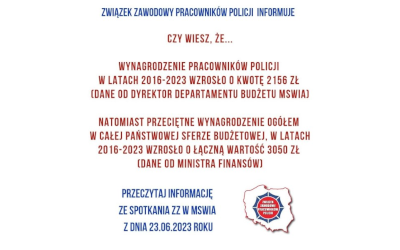 Wysokość wzrostu wynagrodzeń w latach 2016-2023