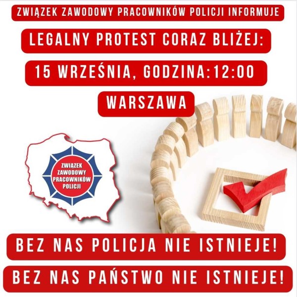 Legalny protest 15 września