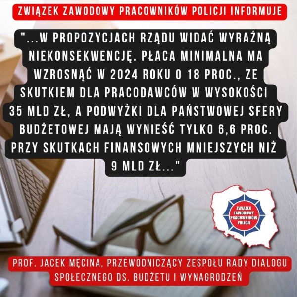 Zbyt niski wzrost wynagrodzeń w sferze budżetowej!