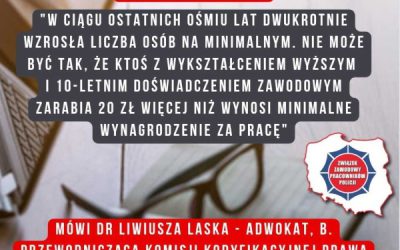 Wynagrodzenia w budżetówce mają rosnąć razem z pensją minimalną