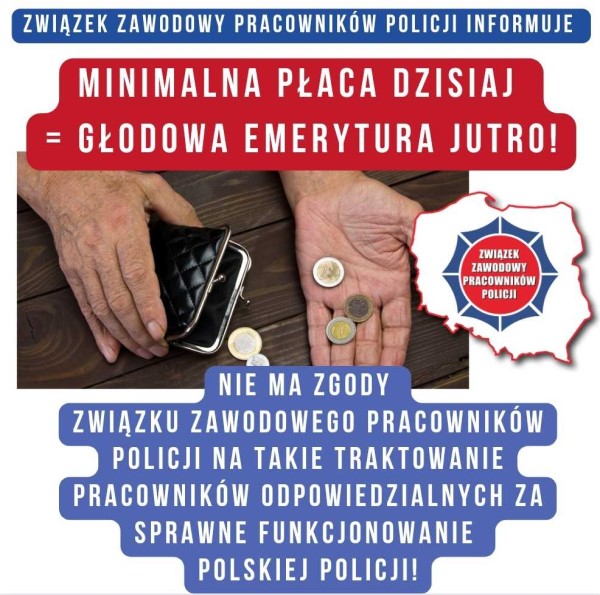 Minimalna płaca = głodowa emerytura