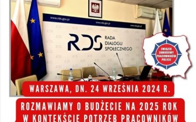 Rozmawiamy o budżecie na rok 2025 w kontekście potrzeb pracowników i funkcjonariuszy służb mundurowych