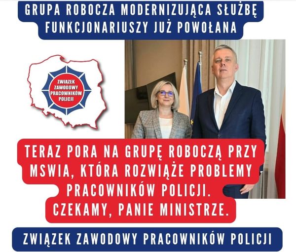 Wniosek o powołanie grupy roboczej przy MSWiA