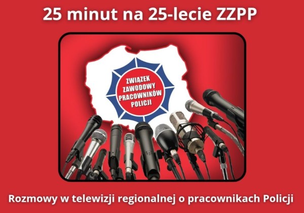 Rozmowy w regionalnej telewizji o Pracownikach Policji